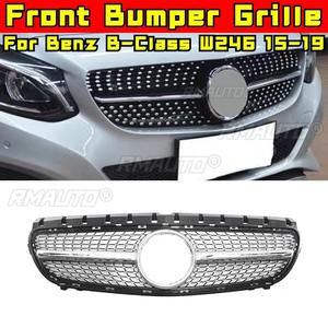 Bandes décoratives pour calandre de voiture, kit carrosserie de calandre de course, calandre avant pour Mercedes Benz Classe B W246 2015-2019 Extérieur - Product Image 2