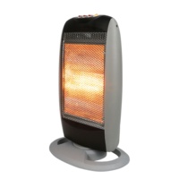 Chauffe halogène électrique 1200W infrarouge radiant 3 tubes chauffants tête de secousse rotative de haute qualité avec poignée de commutation