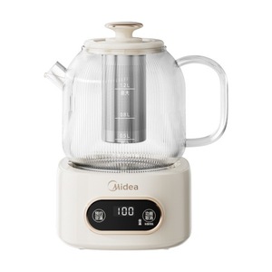 Midea Electric <b>Tea</b> <b>Maker</b> 1.6-2.0L Glass With Filter Temperature Control Automatic Shut Off - Product Image 1