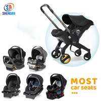 Accessoires de voyage universels Extra Protect Baby Weather Shield Housse de siège auto pour bébé avec sac de rangement