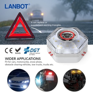 Car <span class=keywords><strong>V16</strong></span> Emergency Warning Flash Light With Rechargeable Battery Powered Magnetic Vehicle Led Lighting Emergency Safety Beacon - Product Image 5