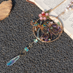 Carillons éoliens en cristal Décoration de fenêtre Décorations d'intérieur Artisanat de jardin Décoration murale Attrape-soleil - Product Image 3
