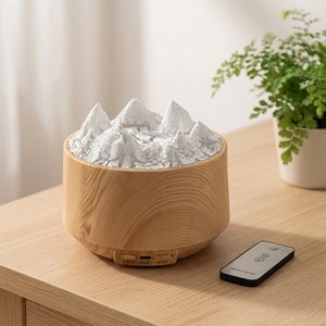 Humidifiers Natural Wood Texture USB 5V 300ml Aromatherapy for Home - Product Image 1