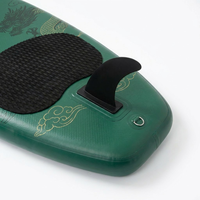 Planche de SUP gonflable en PVC, nouveau design tendance, avec système à 3 ailerons, planche de paddle portable