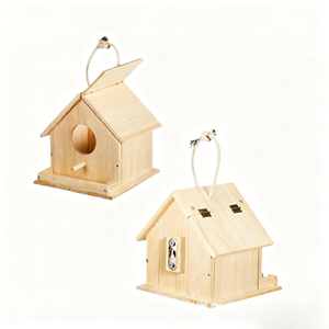 Gabbia per Piccioni in Legno Massiccio, Nido per Uccelli <span class=keywords><strong>da</strong></span> Esterno, Casetta <span class=keywords><strong>Fai</strong></span>-<span class=keywords><strong>da</strong></span>-<span class=keywords><strong>Te</strong></span> per Giardino e Cortile - Product Image 1