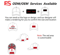 Casquette de baseball personnalisée à 7 panneaux découpés au laser avec logo brodé et fermeture snapback pour le sport