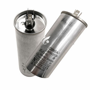 Condensador para <span class=keywords><strong>Aire</strong></span> <span class=keywords><strong>Acondicionado</strong></span> CBB65 de 65 Plus 5 Microfaradios, Condensador de Arranque de Motor Protegido, Carcasa de Aluminio, Terminal de Pala - Product Image 4