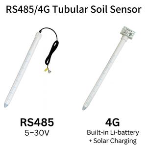 Medidor de humedad de temperatura del suelo profundo integrado para agricultura, tubo de plástico de PVC, Sensor de humedad del suelo de profundidad múltiple - Product Image 2