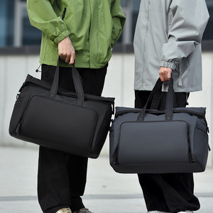 Sac de sport et de voyage portable de haute qualité, multicolore, élégant, grande capacité, avec logo personnalisé, en tissu Oxford, bandoulière zippée, sac de fitness tendance - Product Image 1