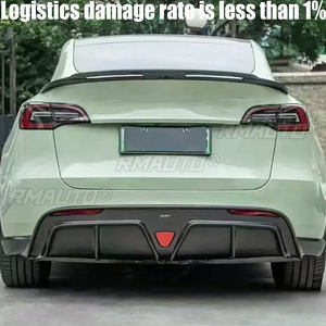 Alerón Trasero para Tesla Model Y, Material de Fibra de Carbono, Alerón para Maletero, Accesorios de Estilo para Automóvil, 2020 2021 2022 - Product Image 2