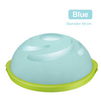 Offre Spéciale : Ballon d'Équilibre Portable Demi-Sphère avec Bande de Résistance à Surface Nervurée Antidérapante pour Entraînement à Domicile