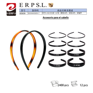 <b>Promotional</b> 0.8 cm Plastic Tear Resistant Printed Headband PINZAS <b>Wristbands</b> - Product Image 4