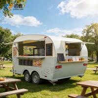 Camion de restauration mobile personnalisé pour limonade, cuisine mobile unique avec jus de fruits frais pressés