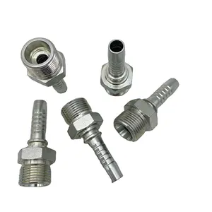 10511 Metric Male Hose ende Fittings CNC Mechanical Hydraulic Hose Fitting Metric Male 24 Degree Cone Seat H.T. Passend