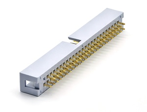 Connecteur d'en-tête de boîte de pas de 2.54mm une broche manquante droite H:8.8mm 2*25P - Product Image 3