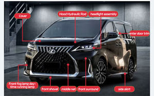 Oyota-Conjunto de faros delanteros y traseros, accesorios de ajuste de puerta, lpha - Product Image 3