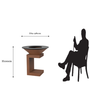 Vente chaude 2026, barbecue multifonctionnel pour la cour, plancha, brasero à bois, cuisson - Product Image 4