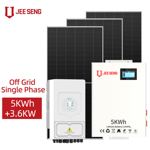 Sistema <span class=keywords><strong>de</strong></span> Energía Solar para el Hogar, Fuera <span class=keywords><strong>de</strong></span> <span class=keywords><strong>la</strong></span> Red, 3kW 3.6kW 5KWH, Paneles Solares con Batería <span class=keywords><strong>de</strong></span> Iones <span class=keywords><strong>de</strong></span> Litio e Inversor, Conjunto Completo - Product Image 1