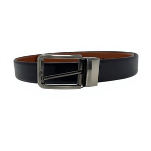 Wholesale Supplies Luxury Cow Hide Belts Steel Buckle Solid Square Design Eco-Friendly Vintage Adult Custom <b>Low</b> MOQ High Quality - Product Image 2