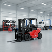 Chariot élévateur électrique robuste EP EFL553-HVD-6 de 5,5 tonnes, hauteur de levage de 3000 mm, pour l'industrie sidérurgique et portuaire