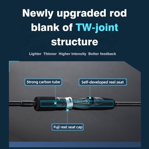 Ecooda EESJ III Online E III Slow Jigging Rod Carbon Hollow Solid Rod Rod Carp Bass Crevettes Brochet Vivaneau Crucian Espèces Pêche <span class=keywords><strong>en</strong></span> mer - Product Image 3