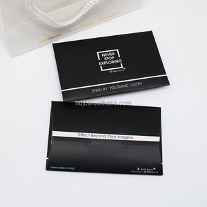 カスタムマイクロファイバー製ジュエリークリーナー（紙封筒包装）金銀磨き布（日常使い・卸売用） - Product Image 2