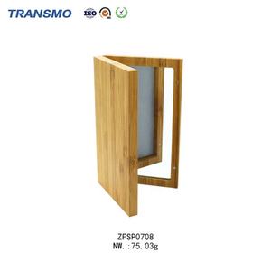 ตลับใส่อายแชโดว์แม่เหล็กไม้ไผ่แบบเปล่า ขายส่ง ตลับอายแชโดว์แบบพกพาพร้อมกระจก - Product Image 4