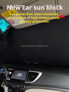 Di alta qualità Custom pieghevole parasole per auto in poliestere protezione solare UV con stile Business di lusso - Product Image 6