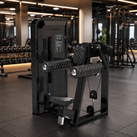 Machine de musculation pour l'épaule, la poitrine et les bras, avec coussin d'assise double densité de 4 pouces pour l'exercice musculaire