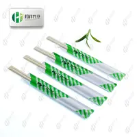 Eco-friendly posate usa e getta di bambù posate di bambù sushi chop sticks con stampa personalizzata logo semi involucro di carta