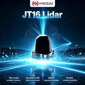 Hesai JT16 Mini 3D LiDAR Sensor 16 Channel 360 Degree FOV Ultra-Compact Laser Scanner for Robotics AGV Collision Avoidance LiDAR - Product Image 2