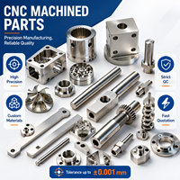 Servicio de Mecanizado de Metales CNC de Precisión Personalizado, Piezas de Torneado y Fresado de Acero Inoxidable, Aluminio y Titanio, Fabricante OEM