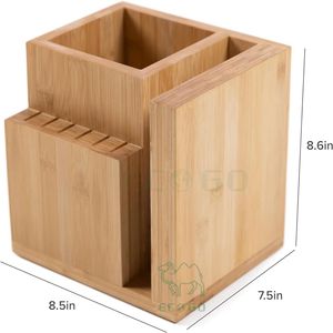 Support antidérapant et facile à nettoyer pour couteaux <span class=keywords><strong>de</strong></span> <span class=keywords><strong>chef</strong></span>, couteaux à steak, spatules et ciseaux sur le <span class=keywords><strong>comptoir</strong></span> <span class=keywords><strong>de</strong></span> la cuisine - Product Image 4