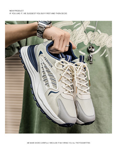 Mesh-surfaced Sports Shoes - Versatile for <b>Men</b>, <b>Thick</b>-soled, Casual and Trendy Shoes, Spring <b>Men's</b> Shoes, New Style - Product Image 6
