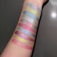 Palette de fards à paupières vegan holographique duochrome multi-duochrome pour les yeux, plus de 300 couleurs disponibles
