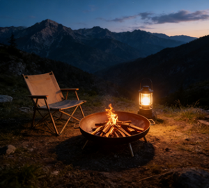 Modern Round Corten Steel <strong>Fire</strong> <strong>Pit</strong> Smokeless Wood Burning Heater for <strong>Camping</strong> - Product Image 6