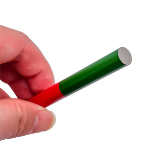 Prix de gros D10mm cylindrique rond <span class=keywords><strong>puissant</strong></span> rouge et vert Alnico <span class=keywords><strong>aimant</strong></span> permanent pour bureau tableau blanc expérience d'enseignement - Product Image 5