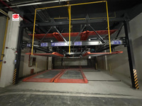 Sistema de Estacionamiento Vertical con Motor Hidráulico, Elevador de Estacionamiento Transversal para Autos, Solución de Almacenamiento de Vehículos Multinivel