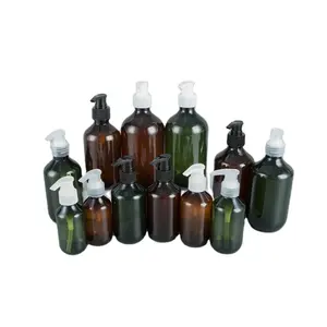 Customized capacity Wholesale Hand Sanitizer Shampoo Bath Essential Oil Bottle Foam Liquid Soap Pump pet Plastic Cosmetic Bottle