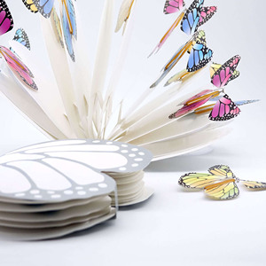 Logo personalizzato a forma di libro della farfalla volante magica a forma di cuore nel libro a forma di farfalla magica a forma di cuore - Product Image 1