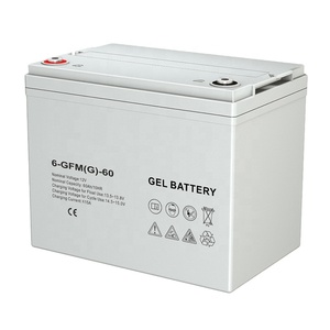 12V 65AH 납산 젤 AGM 배터리 딥 사이클 태양 전지 젤 배터리 발전소 12V/24V/36V/48V 태양열 시스템 - Product Image 1