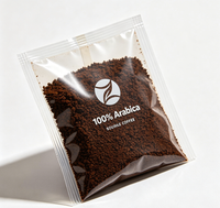 Sobre de Café Instantáneo de un Solo Uso, Pequeño, a Prueba de Humedad, con Sellado de Tres Lados, de PE/PET, Impresión Personalizada