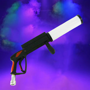 Pistolet à air CO2 en métal avec LED RGB, effets spéciaux pour DJ, machine à jet de fumée pour scène, pistolet à fumée électrique avec télécommande - Product Image 1