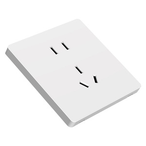 International Electric 86 Type Wall <b>Socket</b> Panel 10A Pure Copper <b>With</b> <b>Usb</b> Port White For Indoor Use - Product Image 5