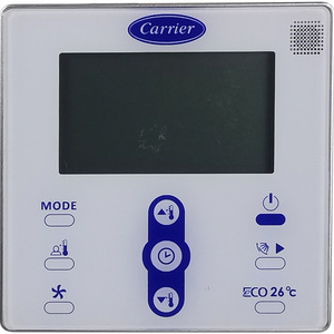 Controlador de Aire Acondicionado Central Carrier CA-KJR-90D/BK, Panel de Ahorro de Energía Montado en la Pared - Product Image 1