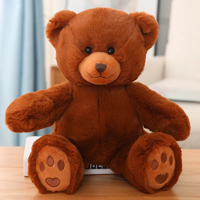 All'ingrosso popolare design personalizzato di orsacchiotto di peluche di peluche di peluche orso di peluche portachiavi di animali di pezza bambola con ganci di perle