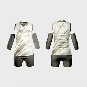 时尚女式修身 V 领排球服背心排球比赛球衣 - Product Image 6