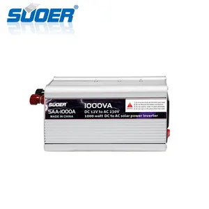 Suoer 12v 220v 1000VA微功率逆变器直流至交流汽车家用逆变器改进型正弦波逆变器