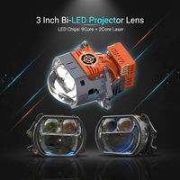 Nouveau projecteur Bi-LED 80W 2026 pour phare de voiture, lentille de projecteur à double faisceau MS2 6000K, mise à niveau et rénovation de phare LED