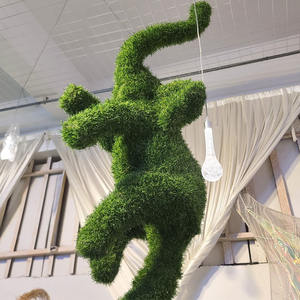 Songtao Haute Qualité Réaliste Animal Topiaire Ornemental Grandes <span class=keywords><strong>Plantes</strong></span> Artificielles Extérieures Ornements De <span class=keywords><strong>Jardin</strong></span> Réaliste Éléphant Herbe - Product Image 2